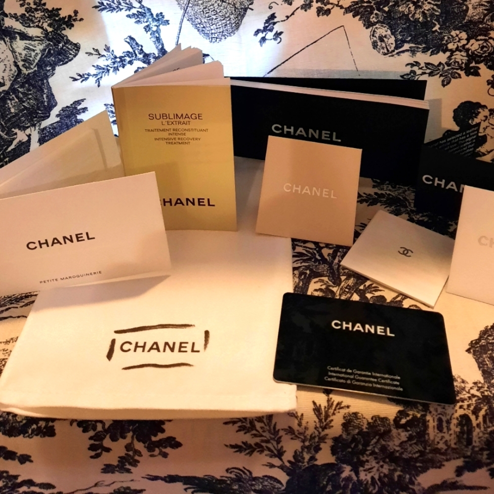 Chanel promotional paper collection